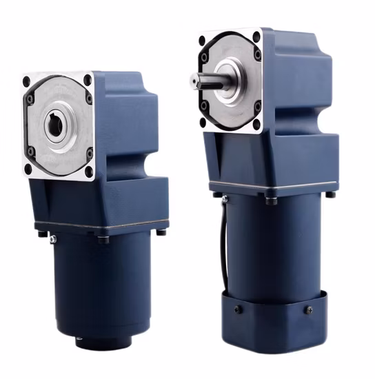 ZD 110V/220V/380V/415V 6W-200W 60mm-104mm 2IK,3IK,4IK,5Ik,6Ik Series Square Mount Right Angle Single Phase Three Phase Micro Electric Induction AC Gear Motor